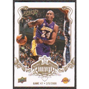 2008/09 Upper Deck MVP Kobe MVP White #KB47 Kobe Bryant