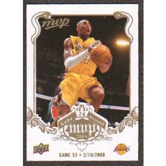 2008/09 Upper Deck MVP Kobe MVP White #KB53 Kobe Bryant