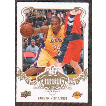 2008/09 Upper Deck MVP Kobe MVP White #KB64 Kobe Bryant