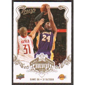 2008/09 Upper Deck MVP Kobe MVP White #KB66 Kobe Bryant