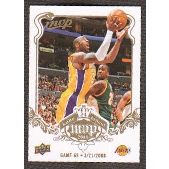 2008/09 Upper Deck MVP Kobe MVP White #KB69 Kobe Bryant