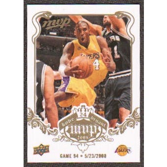 2008/09 Upper Deck MVP Kobe MVP White #KB94 Kobe Bryant