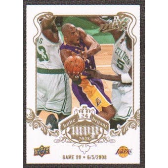 2008/09 Upper Deck MVP Kobe MVP White #KB98 Kobe Bryant