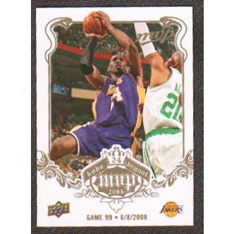 2008/09 Upper Deck MVP Kobe MVP White #KB99 Kobe Bryant
