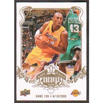 2008/09 Upper Deck MVP Kobe MVP White #KB100 Kobe Bryant