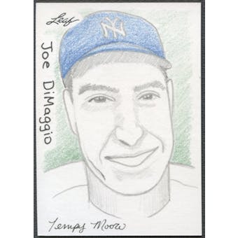 2012 Leaf Best of Baseball Joe DiMaggio Sketch #1/1