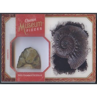 2009/10 Champ's Museum Pieces #MPRH Red Hammatoceras Ammonite