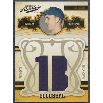 2008 Prime Cuts #21 Gil Hodges Colossal Jersey Position Jersey #43/50
