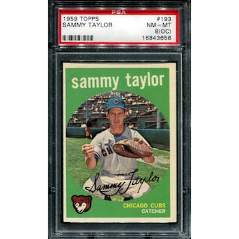 1959 Topps Baseball #193 Sammy Taylor PSA 8 (NM-MT) (OC) *3656