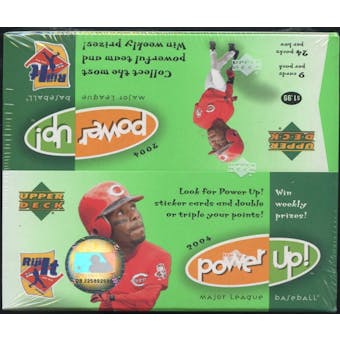 2004 Upper Deck Power Up! Baseball 24 Pack Box