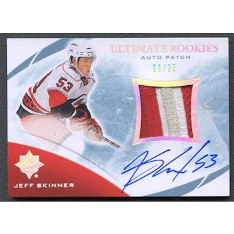 2010/11 Ultimate Collection #109 Jeff Skinner Rookie Patch Auto #03/25