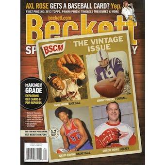 2013 Beckett Sports Card Monthly Price Guide (#337 April) (Vintage Issue)