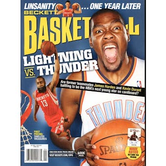 2013 Beckett Basketball Monthly Price Guide (#247 April) (Durant)