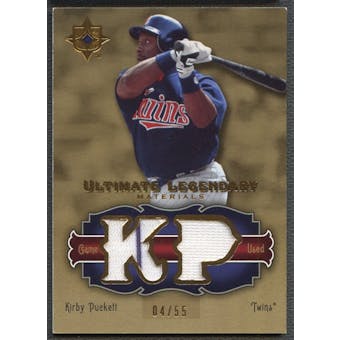 2006 Ultimate Collection #KP2 Kirby Puckett Legendary Materials Jersey #04/55