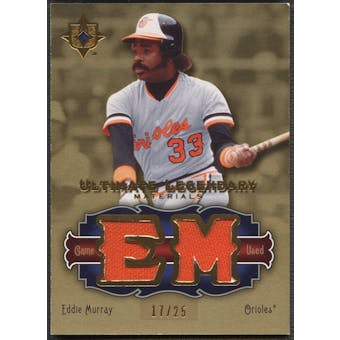 2006 Ultimate Collection #EM Eddie Murray Legendary Materials Jersey #17/25