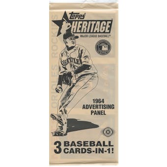 2013 Topps Heritage Baseball 1964 Advertising Panel Topper Pack