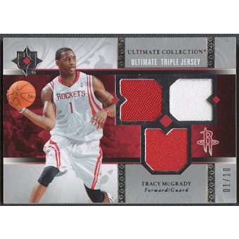 2006/07 Ultimate Collection #UJTM Tracy McGrady Triple Jersey #01/10