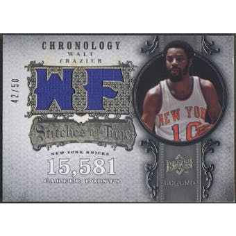 2007/08 Chronology #WF Walt Frazier Stitches in Time Jersey #42/50