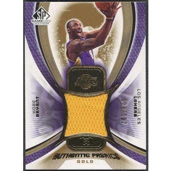 2005/06 SP Game Used #KB Kobe Bryant Authentic Fabrics Gold Jersey #029/100
