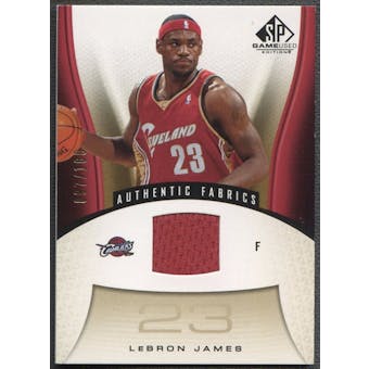 2006/07 SP Game Used #116 LeBron James Gold Jersey #097/100