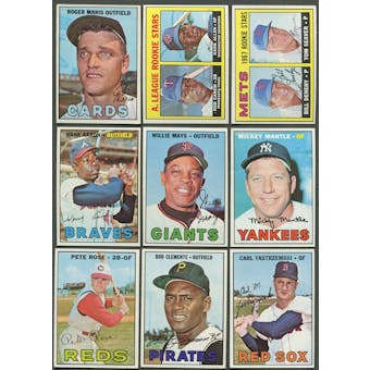 1967 Topps Baseball Complete Set (EX-MT / NM)