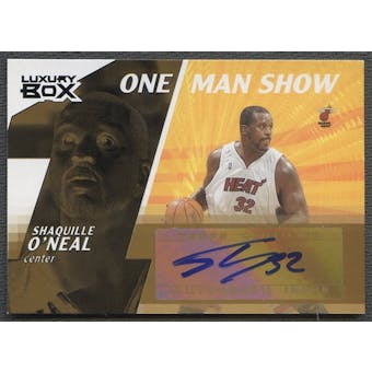 2005/06 Topps Luxury Box #SO Shaquille O'Neal One Man Show Auto #1/1