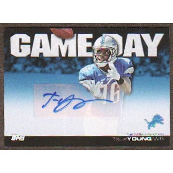 2011 Topps Game Day Autographs #GDATY Titus Young Autograph