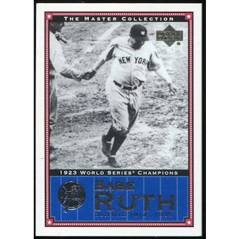 2000 Upper Deck Yankees Master Collection #NYY1 Babe Ruth 1923 184/500
