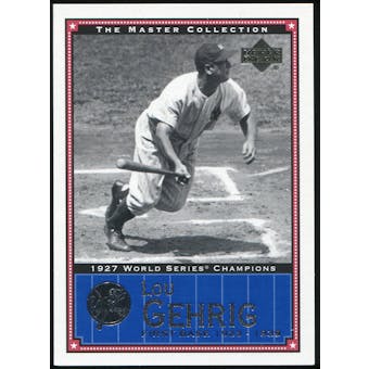 2000 Upper Deck Yankees Master Collection #NYY2 Lou Gehrig 1927 184/500