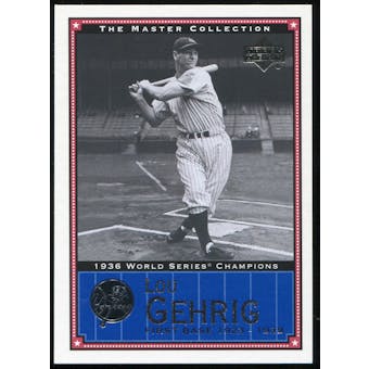 2000 Upper Deck Yankees Master Collection #NYY5 Lou Gehrig 1936 184/500