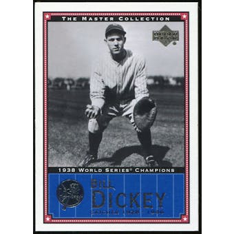 2000 Upper Deck Yankees Master Collection #NYY7 Bill Dickey 1938 184/500
