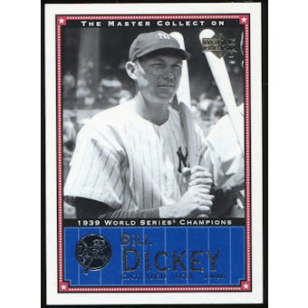 2000 Upper Deck Yankees Master Collection #NYY8 Bill Dickey 1939 184/500