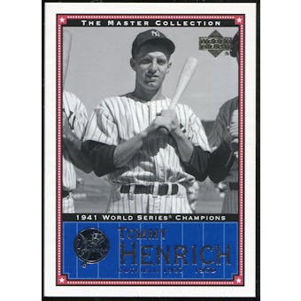 2000 Upper Deck Yankees Master Collection #NYY9 Tommy Henrich 1941 184/500