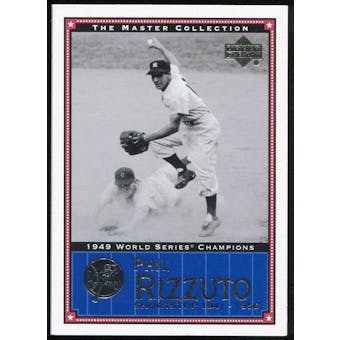 2000 Upper Deck Yankees Master Collection #NYY12 Phil Rizzuto 1949 184/500