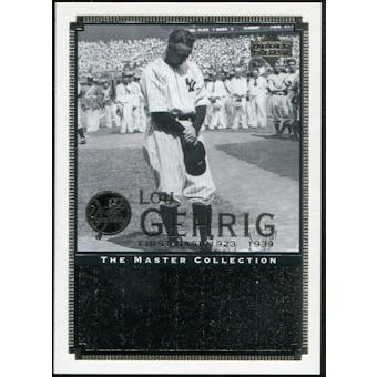 2000 Upper Deck Yankees Master Collection All-Time Yankees Game Bats #ATY11 Lou Gehrig Commemorative 184/500
