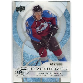 2012/13 Upper Deck Ice #32 Tyson Barrie RC /999