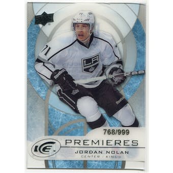 2012/13 Upper Deck Ice #34 Jordan Nolan RC /999