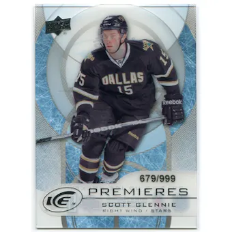 2012/13 Upper Deck Ice #36 Scott Glennie RC /999