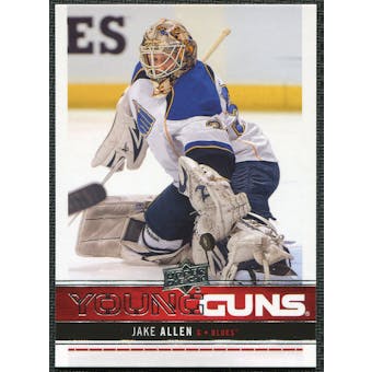 2012/13 Upper Deck #244 Jake Allen YG RC