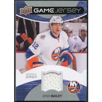 2012/13 Upper Deck Game Jerseys #GJBY Josh Bailey E