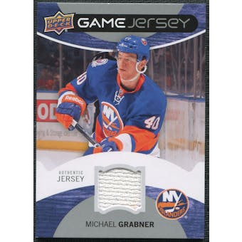 2012/13 Upper Deck Game Jerseys #GJGB Michael Grabner H