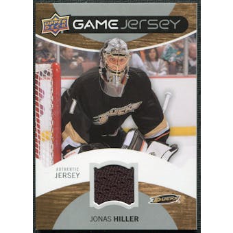 2012/13 Upper Deck Game Jerseys #GJJH Jonas Hiller H