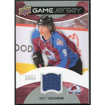 2012/13 Upper Deck Game Jerseys #GJMD Matt Duchene F