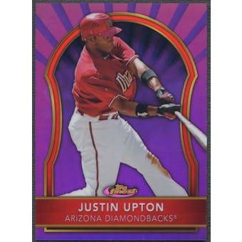 2011 Finest #46 Justin Upton Purple Refractor #5/5