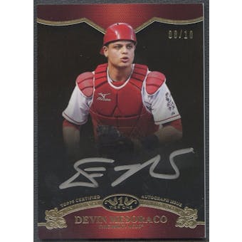 2012 Topps Tier One #DM Devin Mesoraco On The Rise Silver Ink Auto #08/10