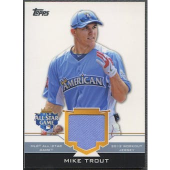 2012 Topps Update #MIT Mike Trout All-Star Stitches Jersey