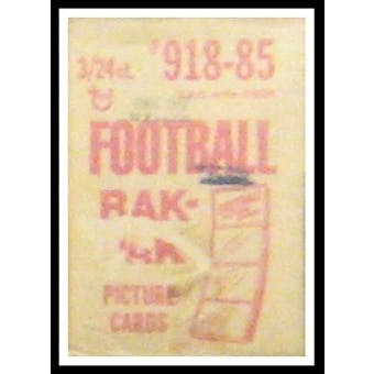 1985 Topps Football Rack 3-Box Case