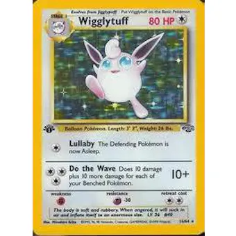 Pokemon Jungle 1st Edition Single Wigglytuff 16/64 - SLIGHT PLAY (SP)