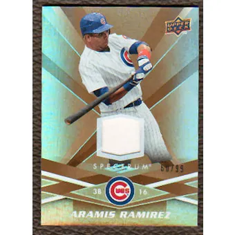 2009 Upper Deck Spectrum Gold Jersey #21 Aramis Ramirez /99