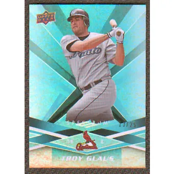 2009 Upper Deck Spectrum Turquoise #88 Troy Glaus /25